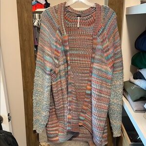 Free people cardigan sweater sz L